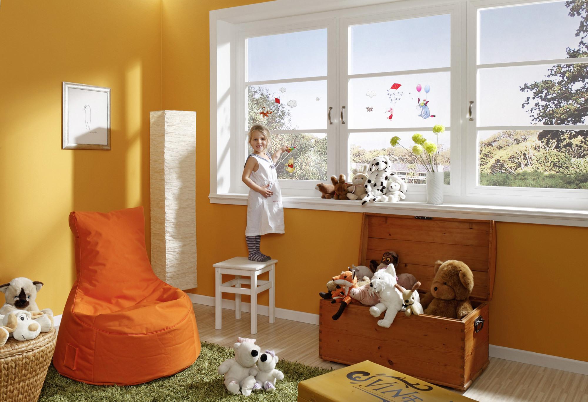 Fensterbild Winnie The Pooh - Multicolor, LIFESTYLE, Kunststoff (31/31cm)