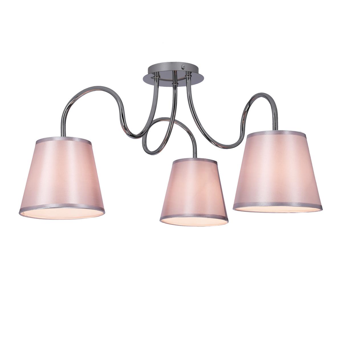 Deckenleuchte 33-70746 Luk - Chromfarben, KONVENTIONELL, Kunststoff/Metall (60/60/36cm)