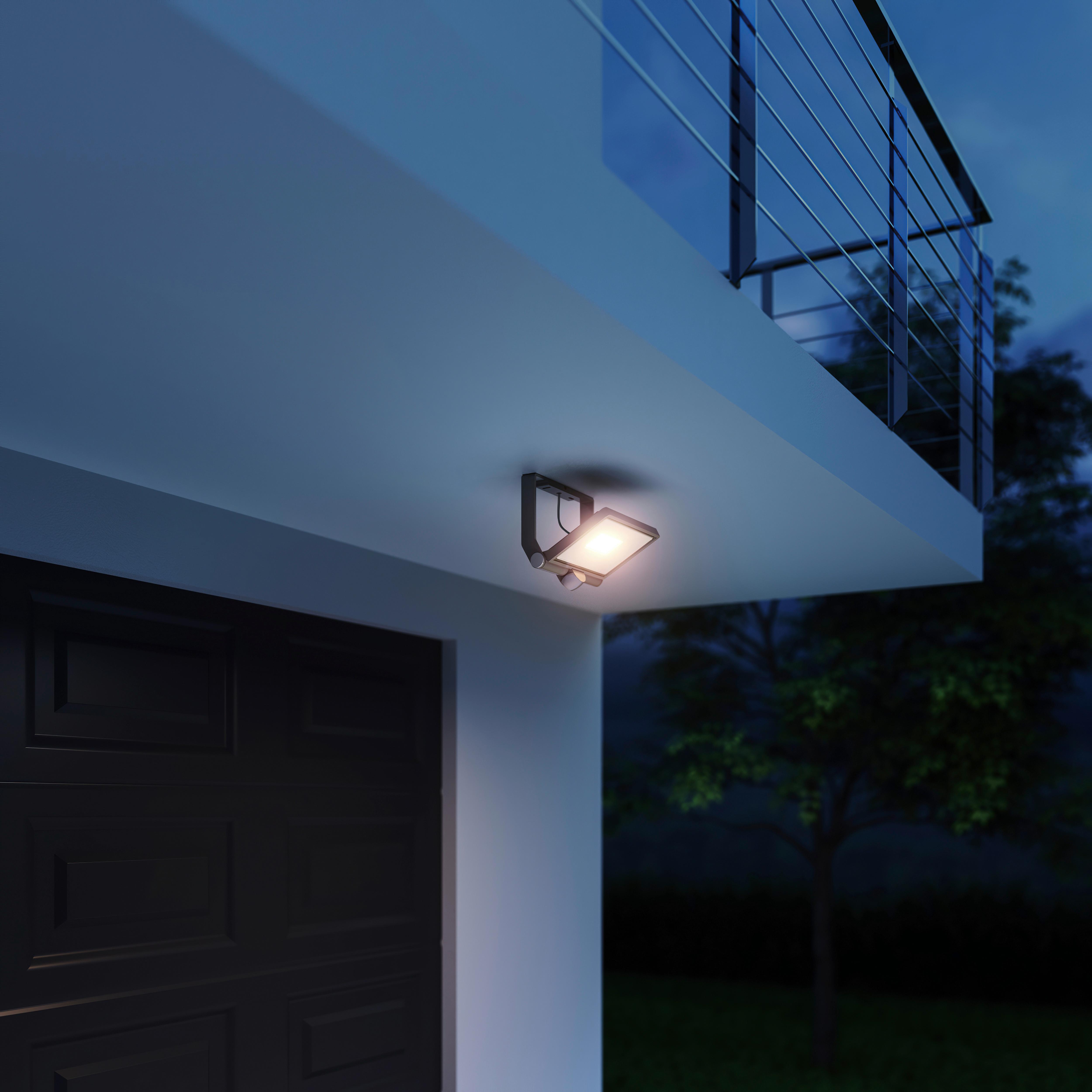 Led-außenleuchte Xled One Xl S Anthrazit - Anthrazit, Design, Metall (22,2/25,9/21,5cm) - Steinel