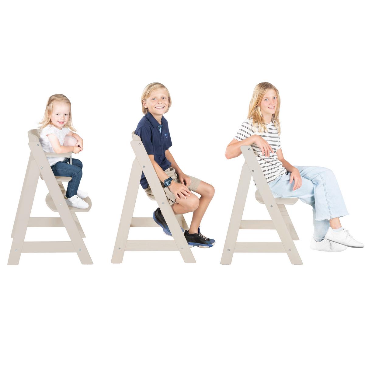 Treppenhochstuhl 'Sit Up Flex' kaschmir - Kaschmir, MODERN, Holzwerkstoff (44,5/80/54cm) - Roba