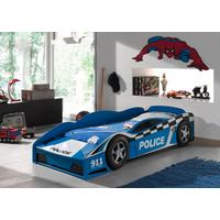 Dětská postel pro malého policistu 70x140cm - modrá, Moderní, kompozitní dřevo (70/140cm) - MID.YOU