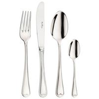 Besteckset Superga 24--Teilig., Edelstahl - Edelstahlfarben, Basics, Metall - Pintinox