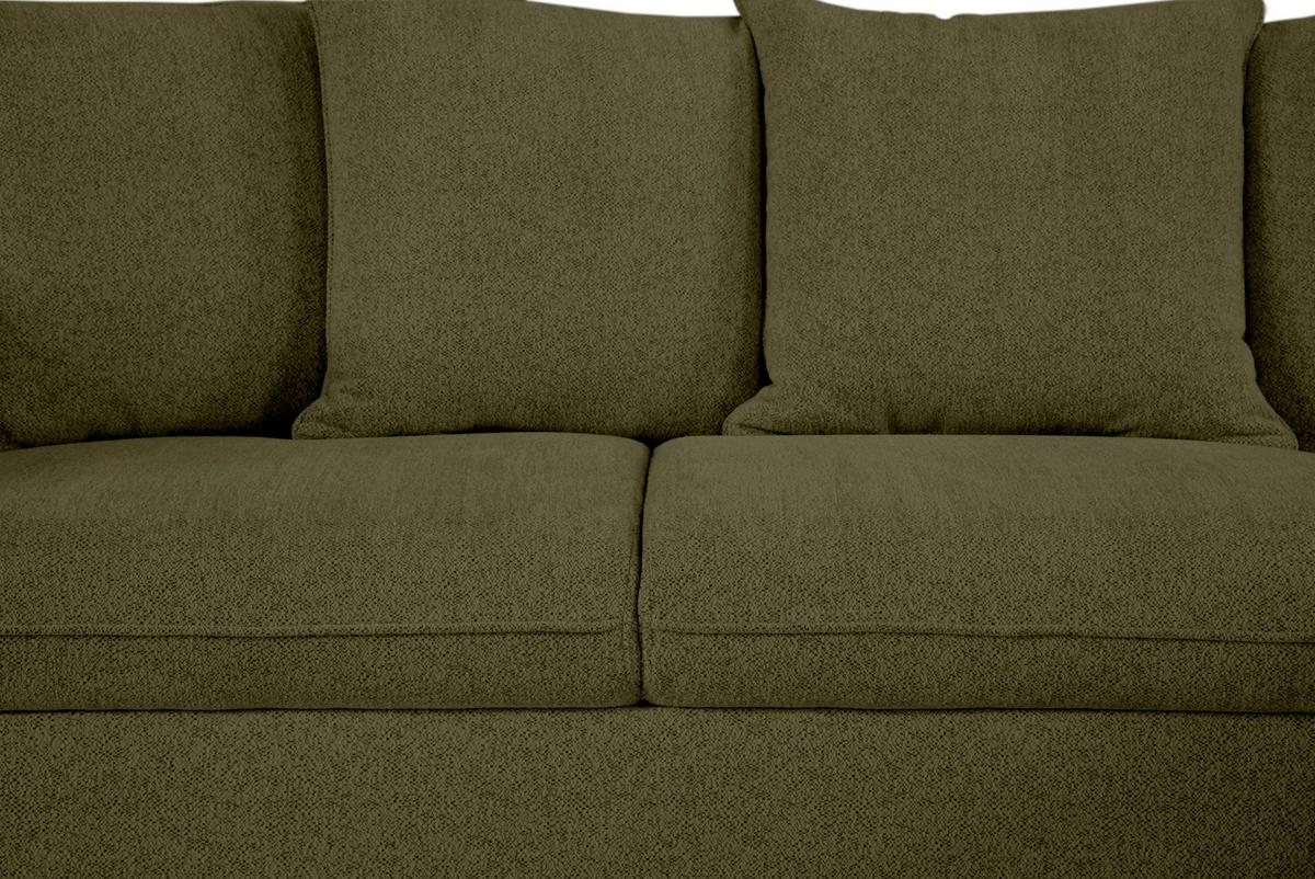 Ecksofa Costo Olivgrün S: 254 cm - Olivgrün, Design, Textil (254/160cm) - MID.YOU
