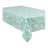 UBRUS PETRA - bílá/šalvějově zelená, textil (140/240cm) - Mömax
