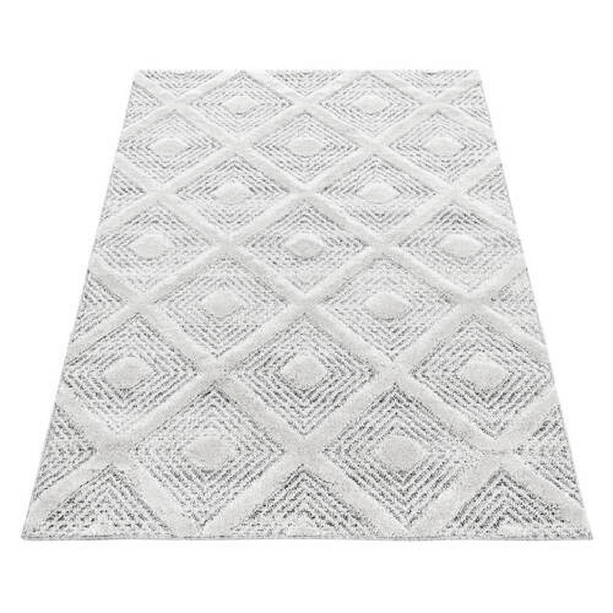 Tkaný koberec 200x290cm, sivá - sivá, Konventionell, textil (200/290cm)