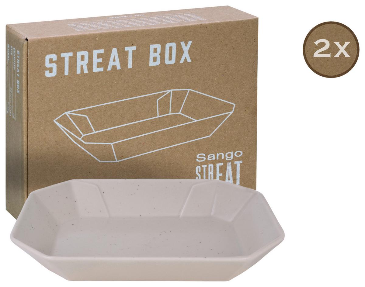 Schüsselset Steinzeug Creme 2--Teilig. B/H: 22x17 cm - Creme, Basics, Keramik (22/17cm) - Creatable