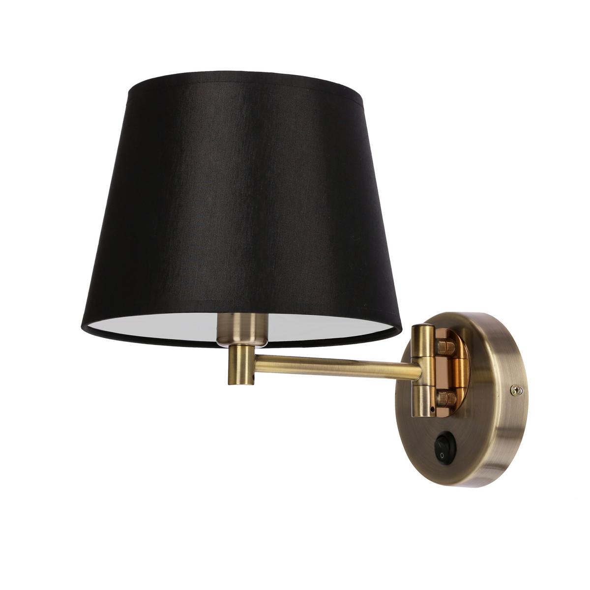 Bilderleuchte 21-27597 Ibis - Schwarz/Bronzefarben, KONVENTIONELL, Kunststoff/Metall (20/29/25cm)