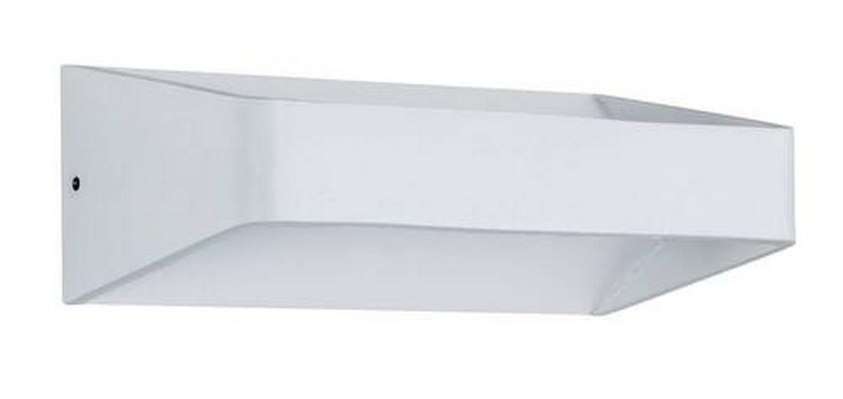 Wandleuchte 1-Flammig Weiß - Weiß, Design, Metall (10/7cm) - Paulmann