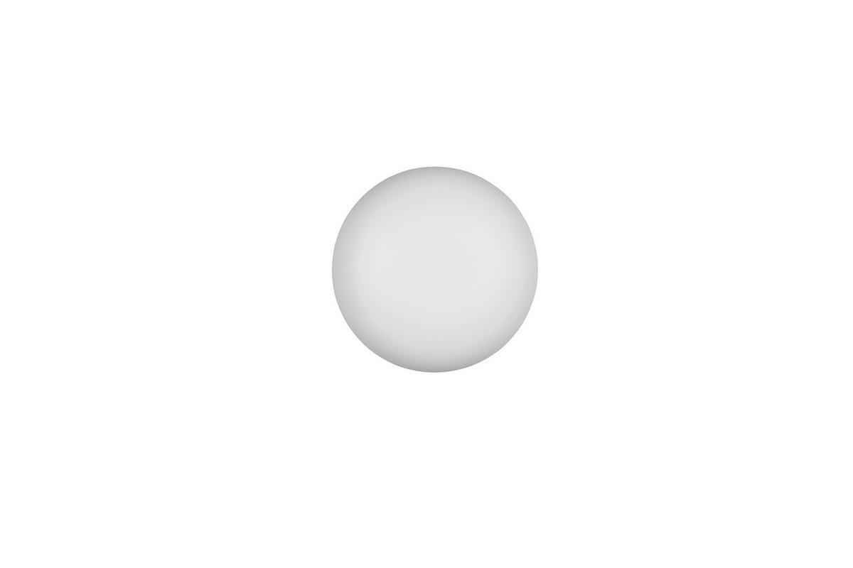LED-WANDLEUCHTE SASSI - Weiß, KONVENTIONELL, Kunststoff/Metall (15,5cm) - Luca Bessoni