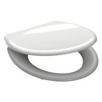 WC-SITZ DURO WEISS + SCHNELLVERSCHLUSS - Weiß, Basics, Kunststoff (37,4/2,83/43,5cm)
