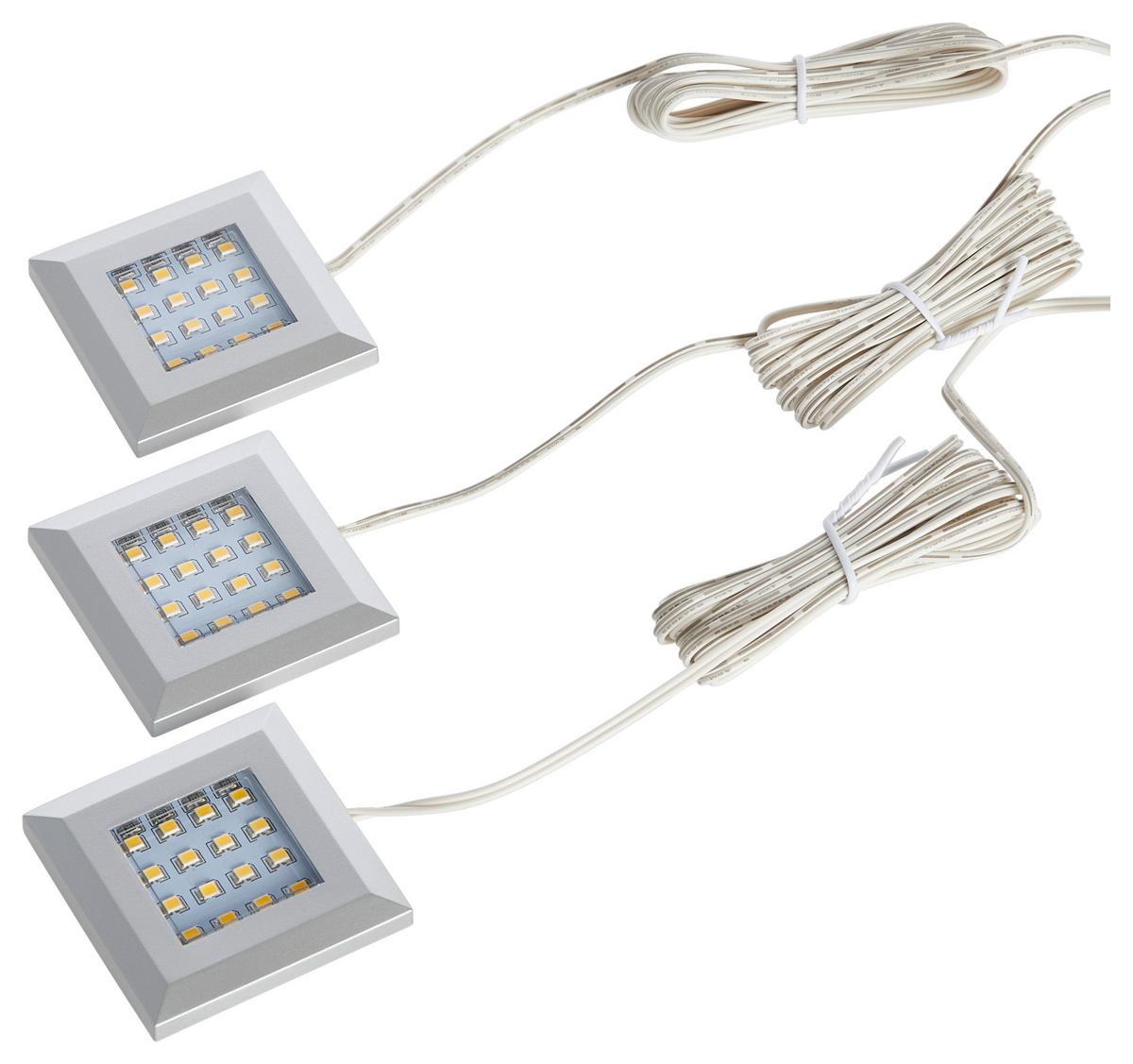 Led-spot-set Kansas - Schwarz/Weiß, KONVENTIONELL, Kunststoff (5,5/1/5,5cm) - Livetastic