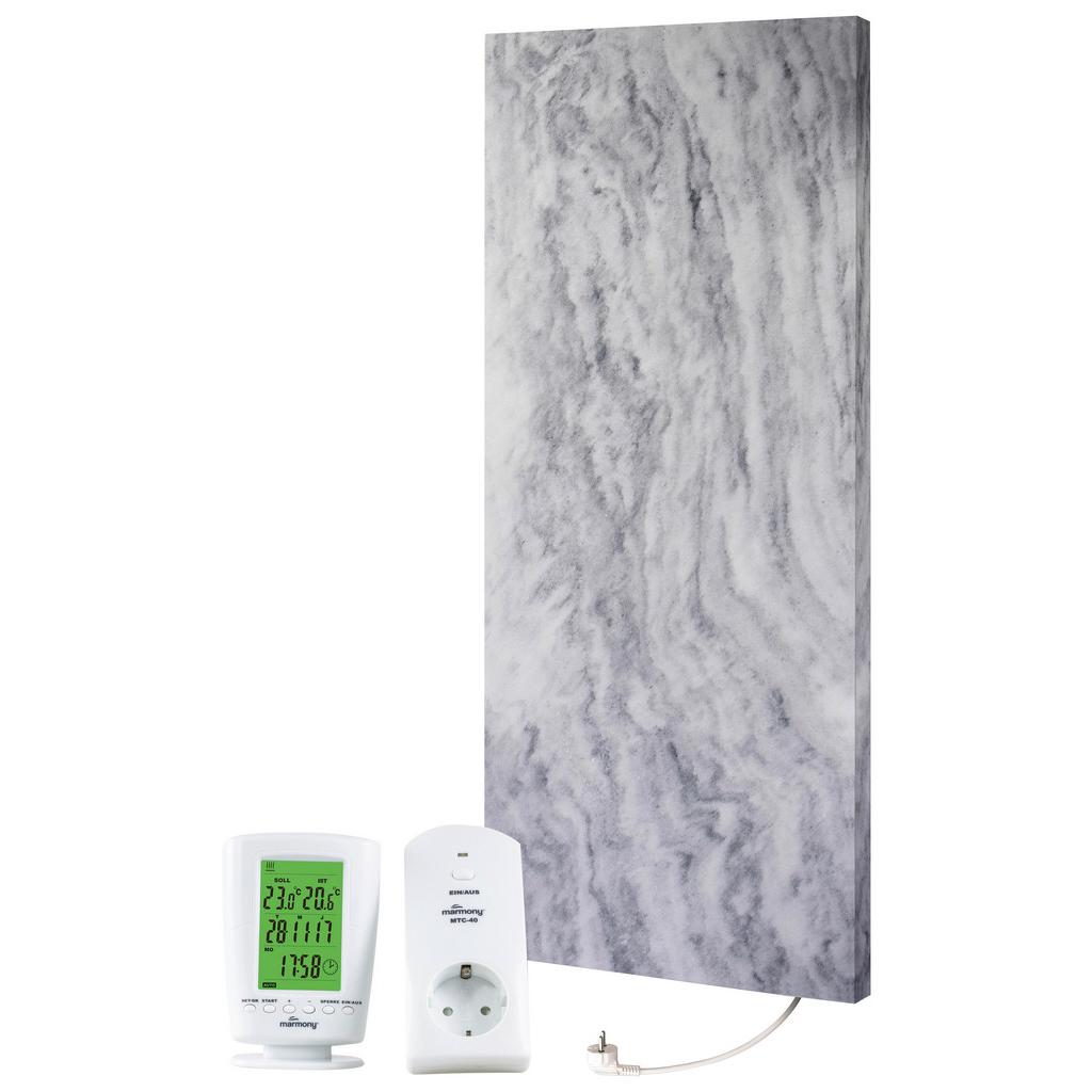 Infrarot-heizpaneel Marmor Carrara B: 40 Cm
