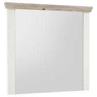 Wandspiegel Florenz Hellbraun/Pinienfarben B:107cm - Hellbraun/Pinienfarben, Design, Holzwerkstoff (107/110/8cm) - MID.YOU