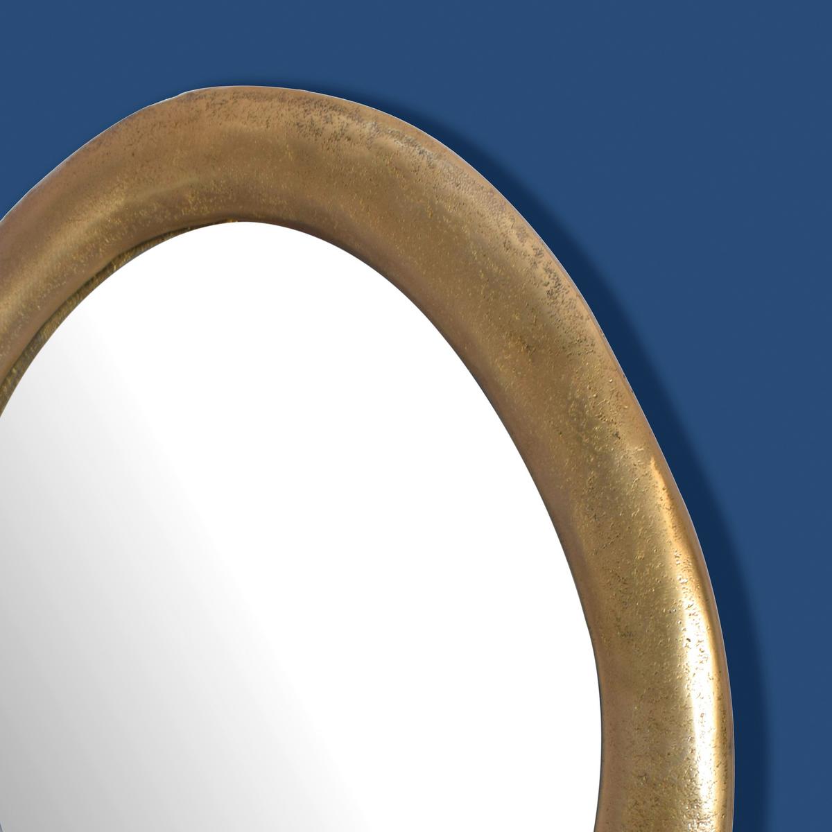 Wandspiegel Goldfarben B: 50 cm - Goldfarben, Design, Glas/Metall (50/71/3cm) - MID.YOU