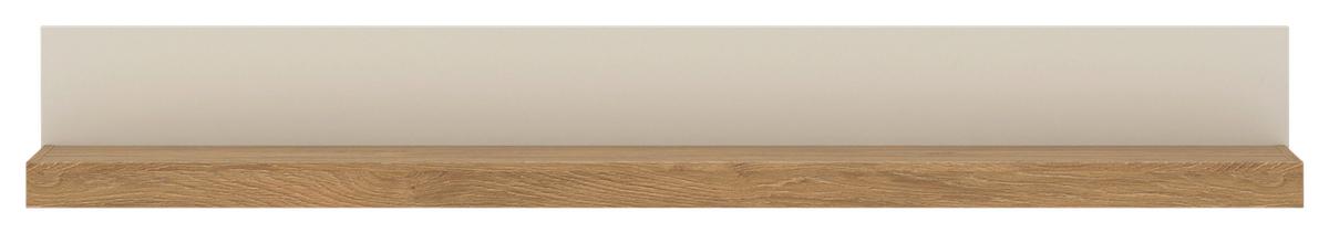 Vitrine Naxxar Eichefarben/kaschmir B: 194 Cm - Kaschmir/Eichefarben, Trend, Holzwerkstoff (194/28/24,8cm)