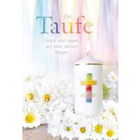 BILLETT 74043 TAUFE KERZE - Multicolor, Basics, Papier/Kunststoff (12/18/2cm)