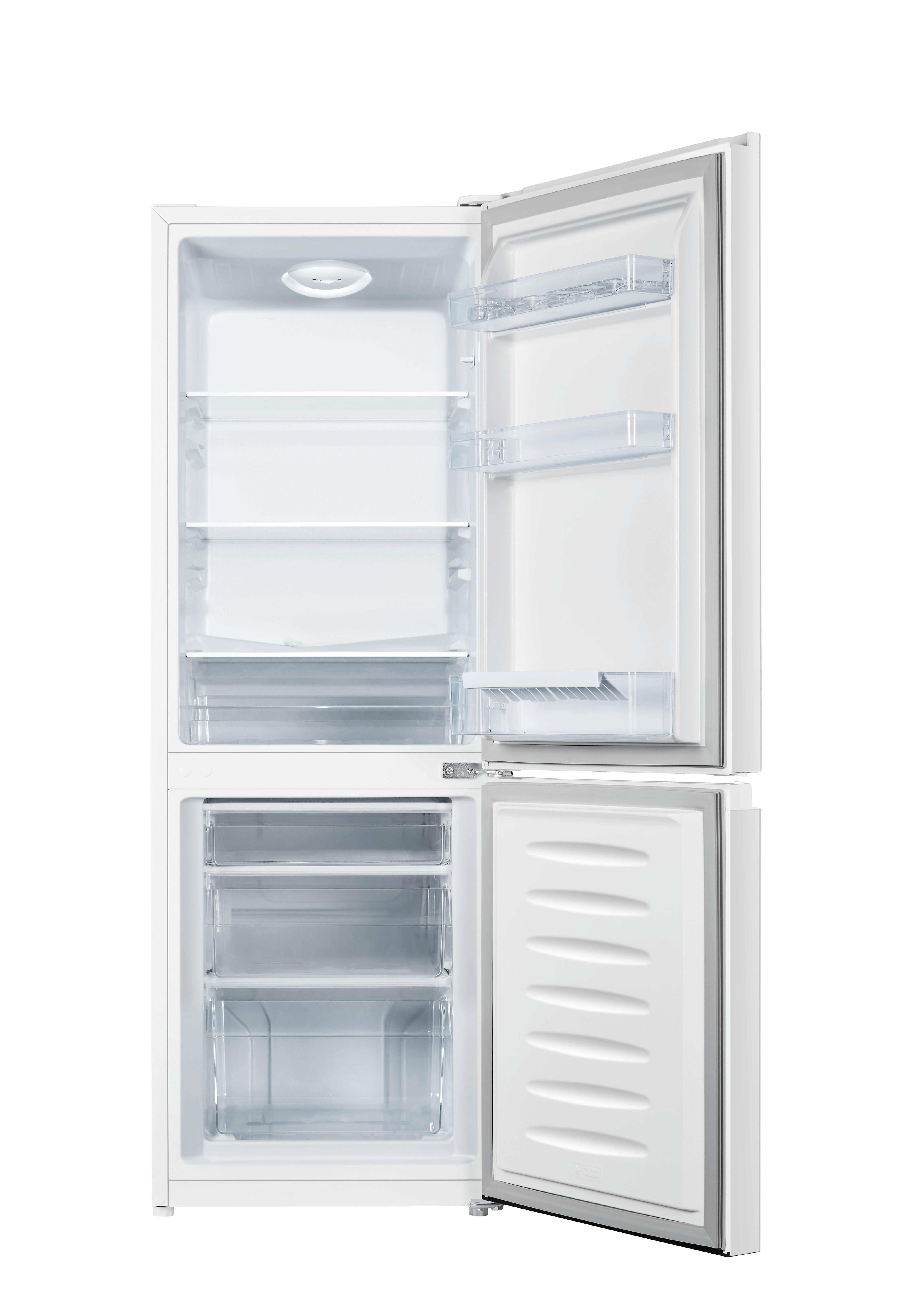 Kühl-Gefrier-Kombination Nabo Kgk 1740 Weiss - Weiß, Basics, Glas/Kunststoff (49,5/143/56,2cm) - Nabo