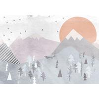 Fototapete Fox Journey - Multicolor, Trend, Papier (400/280cm)