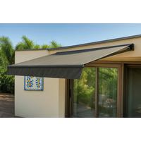 MARKISE ELEKTR. MARKISE 395X250 ANTHR. - Dunkelgrau/Anthrazit, MODERN, Kunststoff/Metall (250/20/395cm) - Gardenson