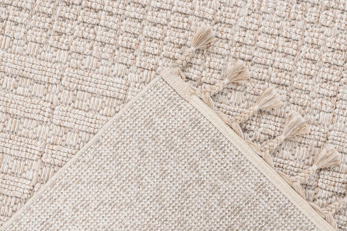 Flachwebteppich Beige, BxL: ca. 160x230 cm - Beige, Basics, Textil (160/230cm) - Kayoom