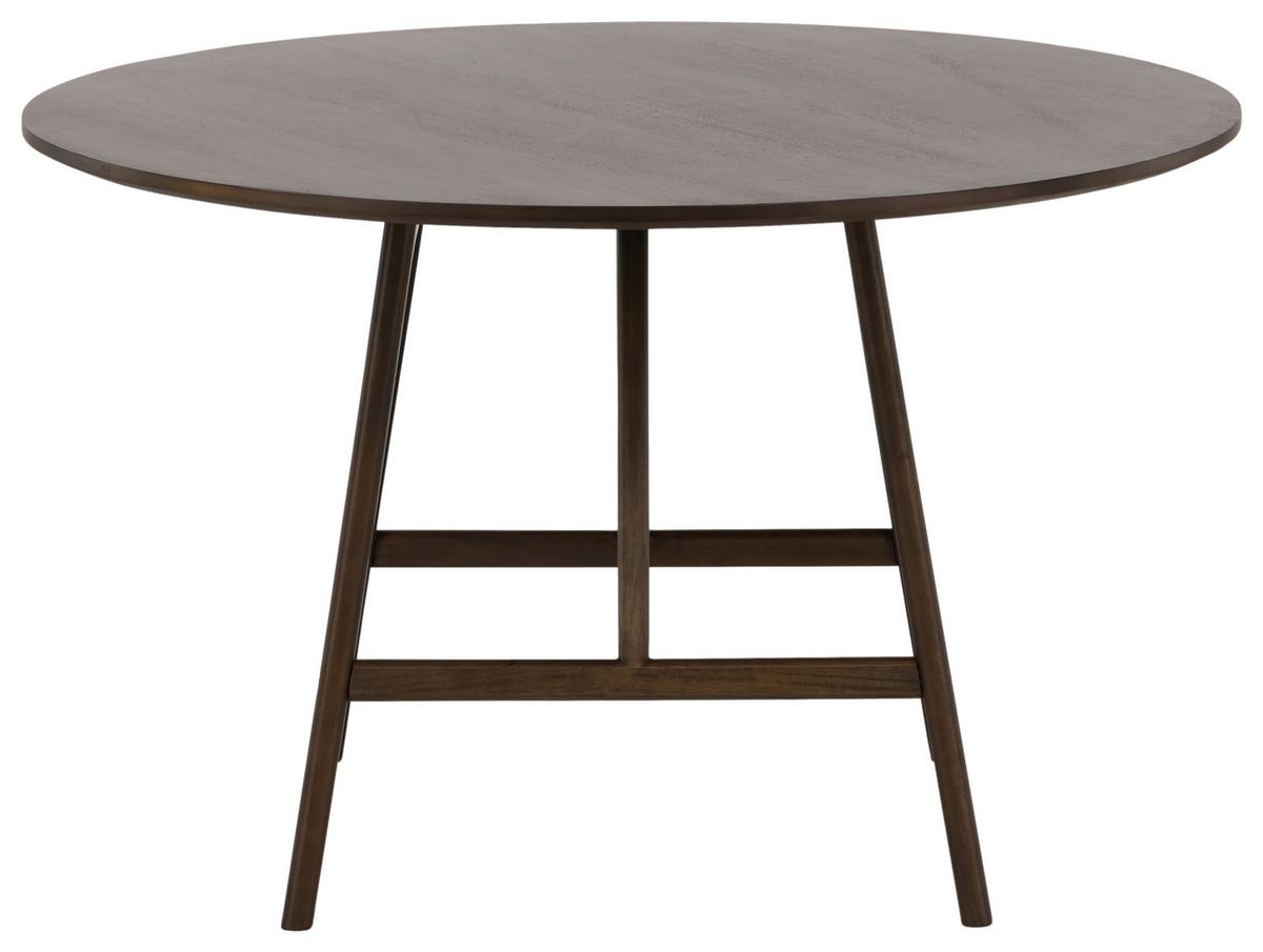 Esstisch Kaseidon - Dunkelbraun, Design, Holz/Holzwerkstoff (100/100/75cm) - Livetastic