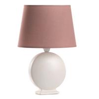 Tischleuchte 233/l - Erlefarben/Weiß, Basics, Keramik/Textil (30/16/46cm)