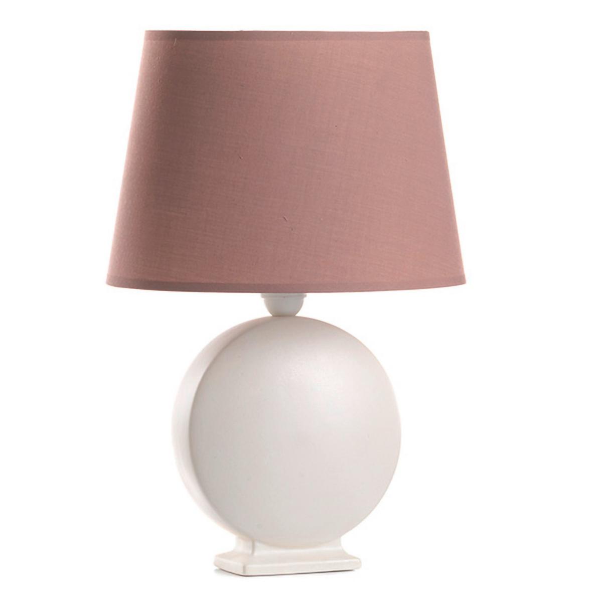 Tischleuchte 233/l - Erlefarben/Weiß, Basics, Keramik/Textil (30/16/46cm)