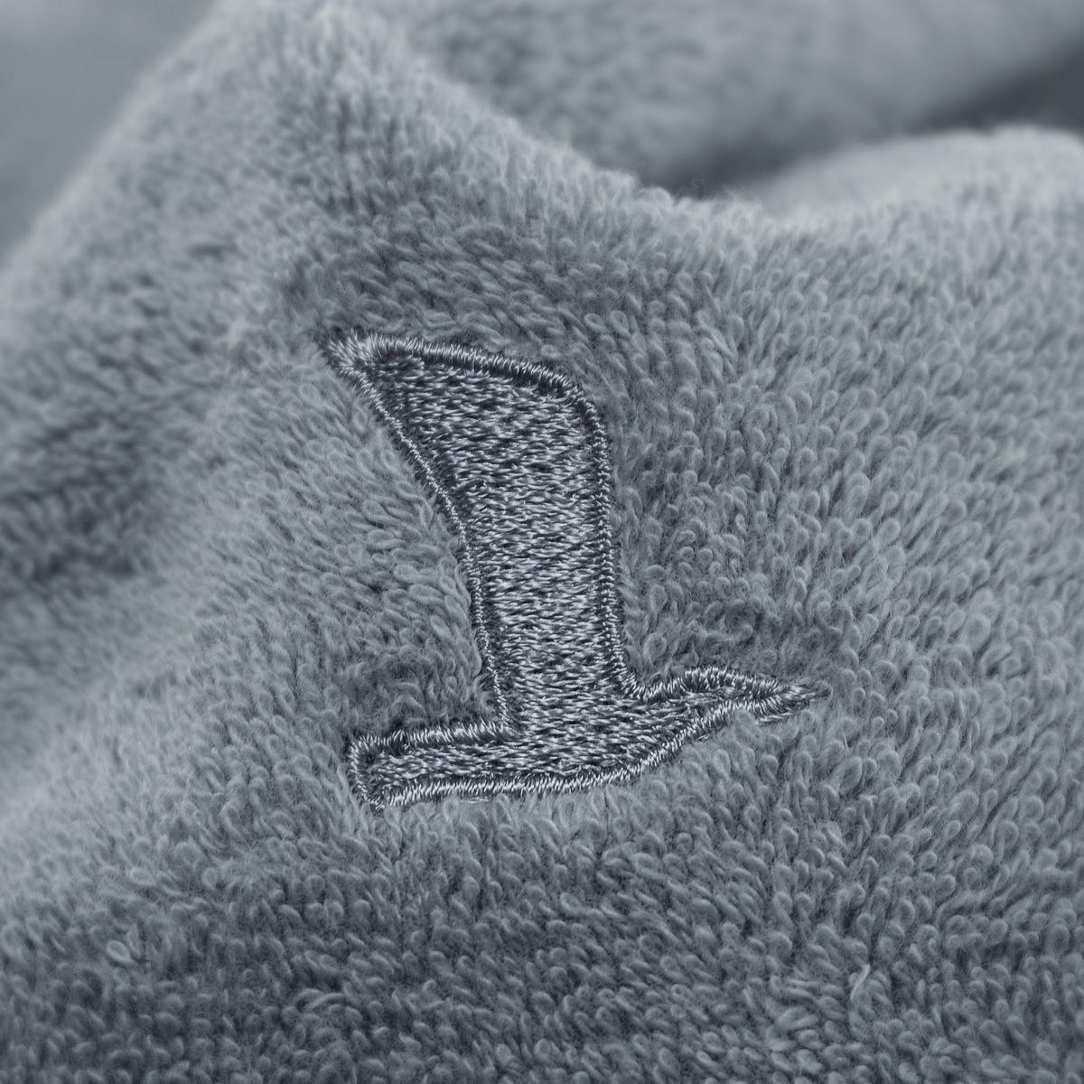 Gästehandtuch Superwuschel Baumwolle 550g/m Grau 50x100 - Grau, Basics, Textil (50/100cm) - Moeve