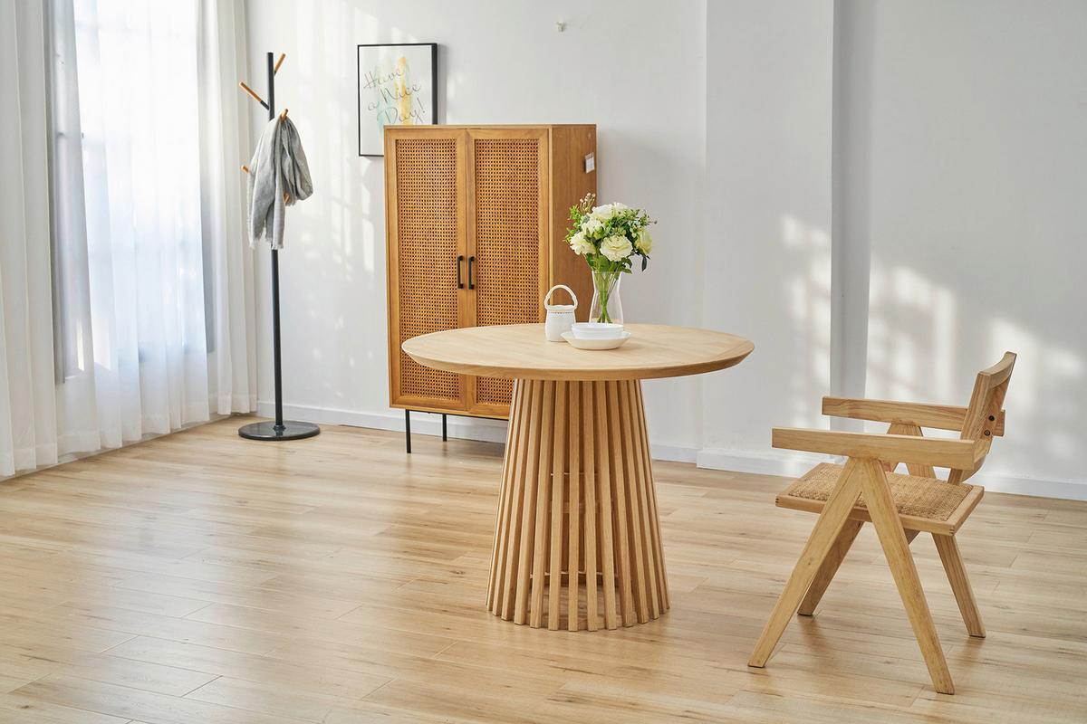 ARMLEHNSTUHL Naturfarben B: 52cm - Naturfarben, MODERN, Holz (52/78/58cm) - MID.YOU