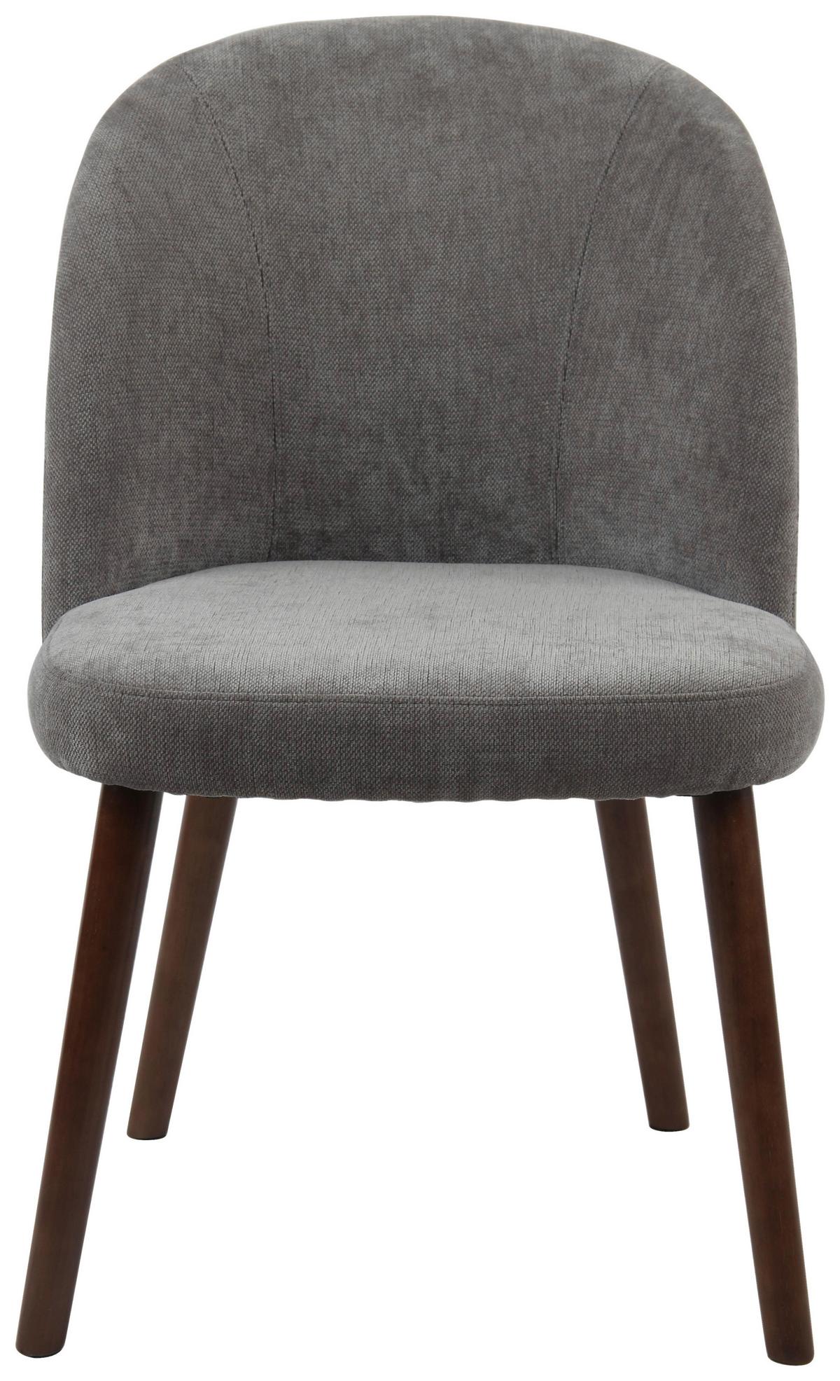 Stuhl Tampere Grau B: 53 cm - Eichefarben/Grau, MODERN, Holz/Textil (53/87/58cm) - Livetastic