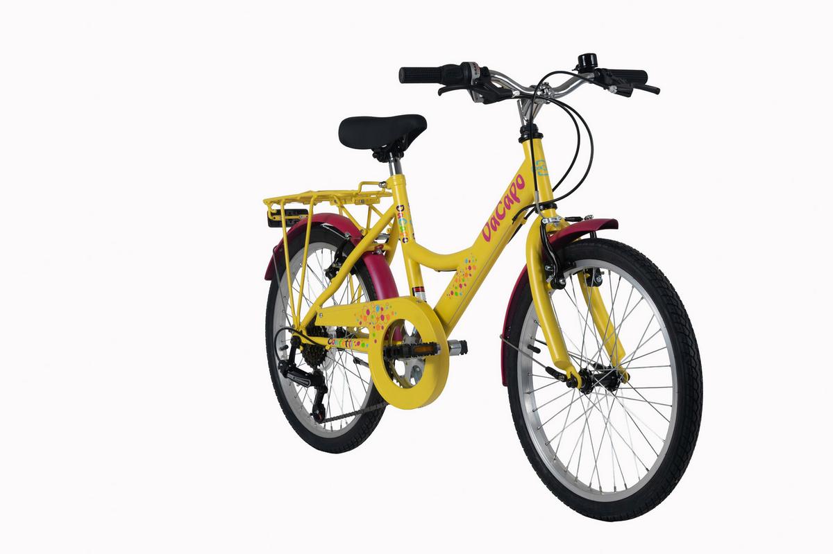 Kinderfahrrad 20 Zoll DaCapo gelb - Gelb, Basics, Metall (25/140/60cm)