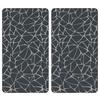 Herdabdeckplatte Grau/schwarz/mosaik - Schwarz/Grau, Basics, Glas (50/28.5/0.4cm) - Kesper