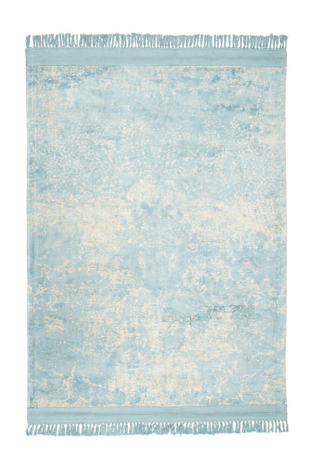 Flachwebteppich, 80x150 cm DOLCE VITA 125 PETROL 80 X 150 - Petrol, Design, Textil (80/150cm) - Novel