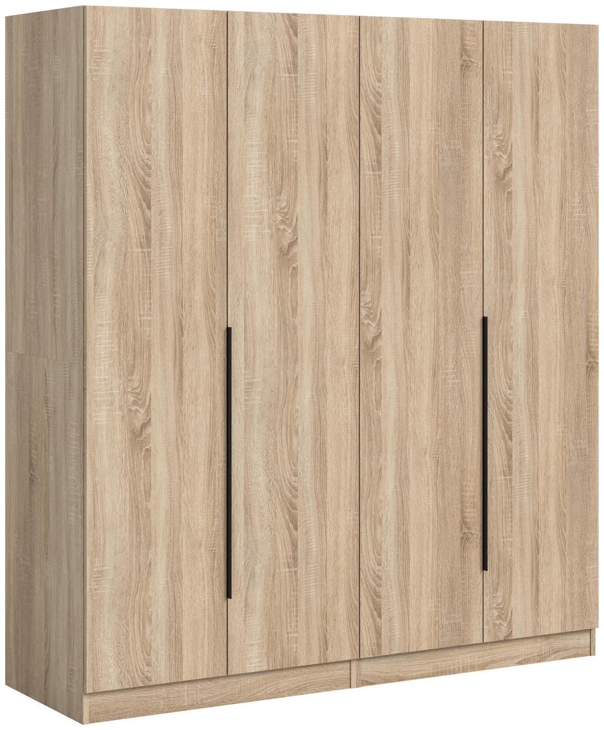Drehtürenschrank Kopenhagen Sonoma Eiche B: 160 Cm - Sonoma Eiche, MODERN, Holzwerkstoff (160/181/52cm) - MID.YOU
