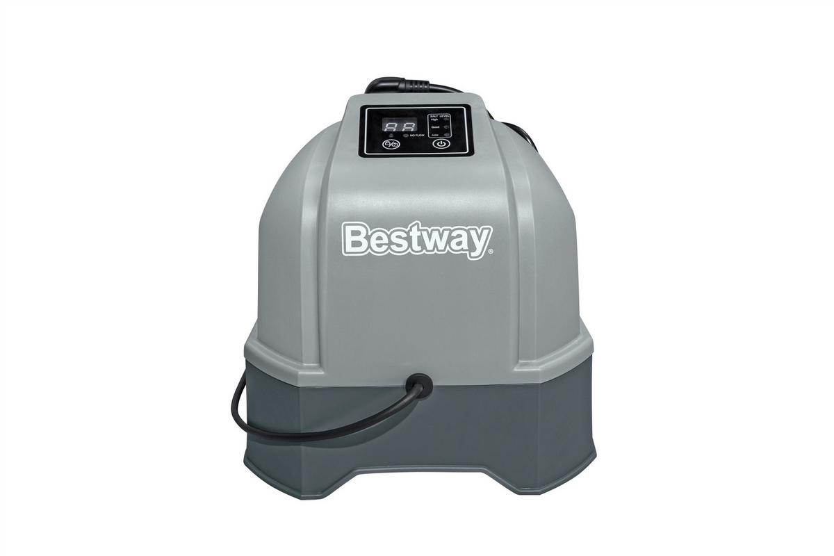Chlorgenerator für Pools 58678 mit Zeitschaltuhr - Grau, Basics, Kunststoff/Metall (34/27/26cm) - Bestway