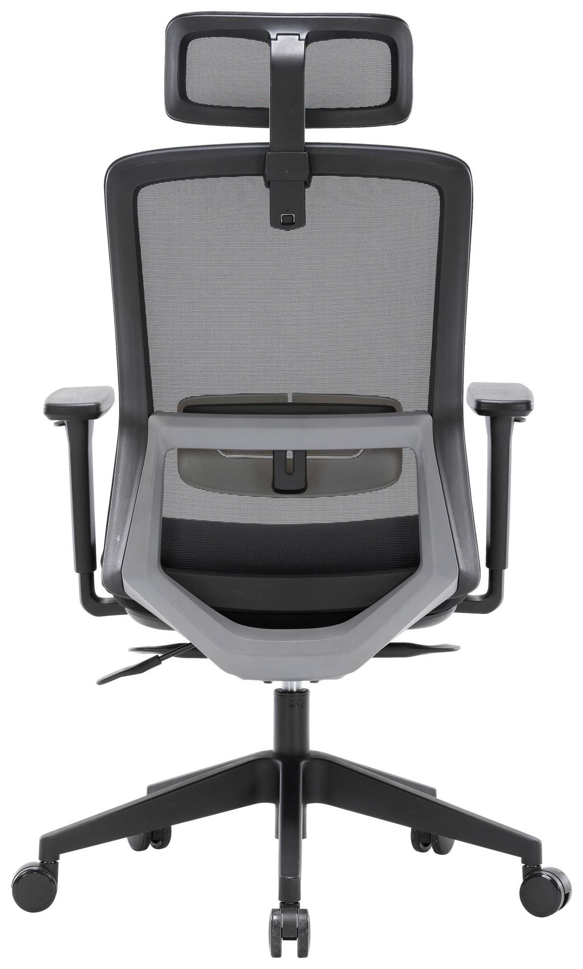 Drehstuhl Orlando 1 - Schwarz, MODERN, Holz/Kunststoff (68/116-126/63cm)
