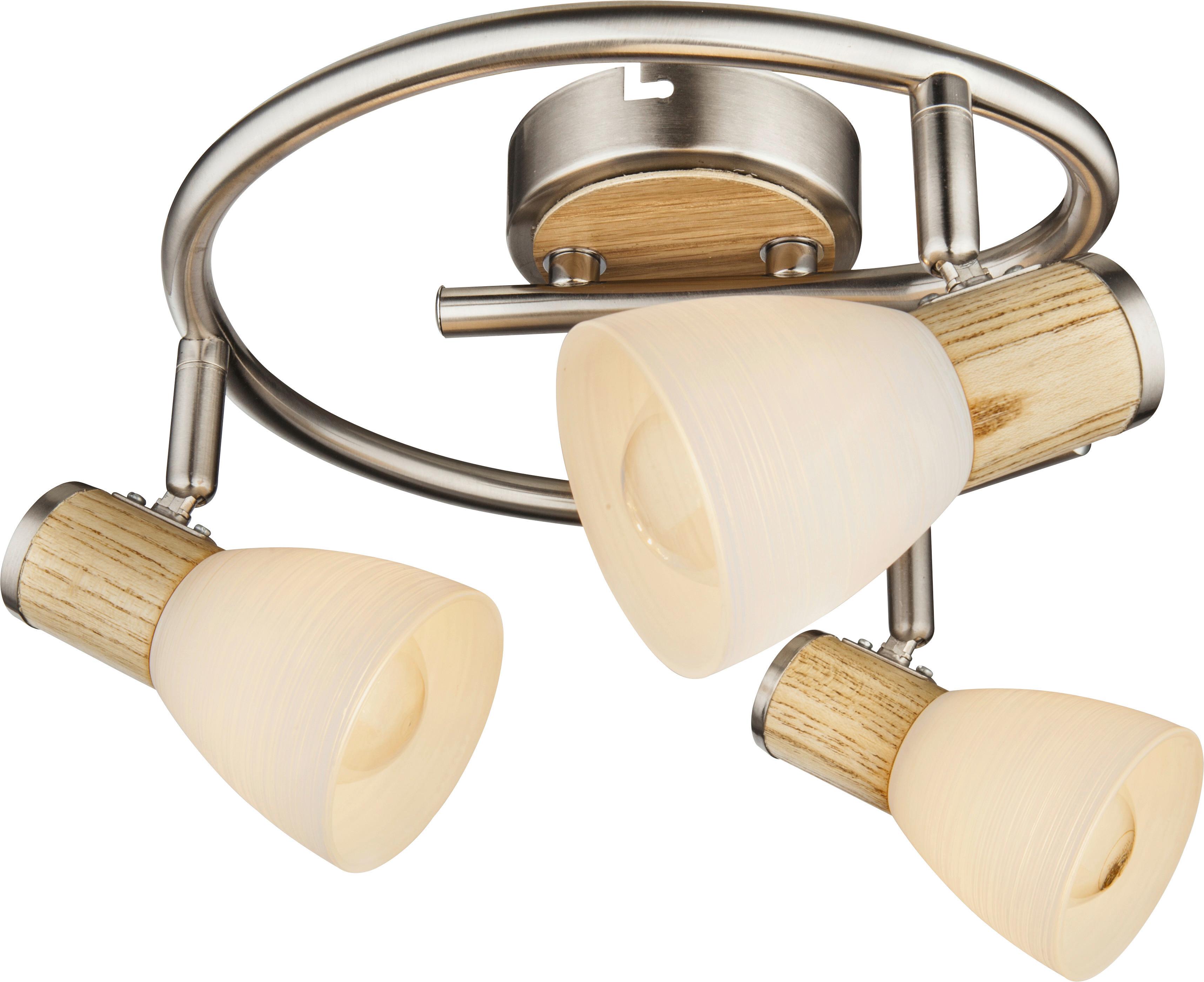 Strahler 54352-3 - Basics, Glas/Naturmaterialien (42/15,5cm) - Globo