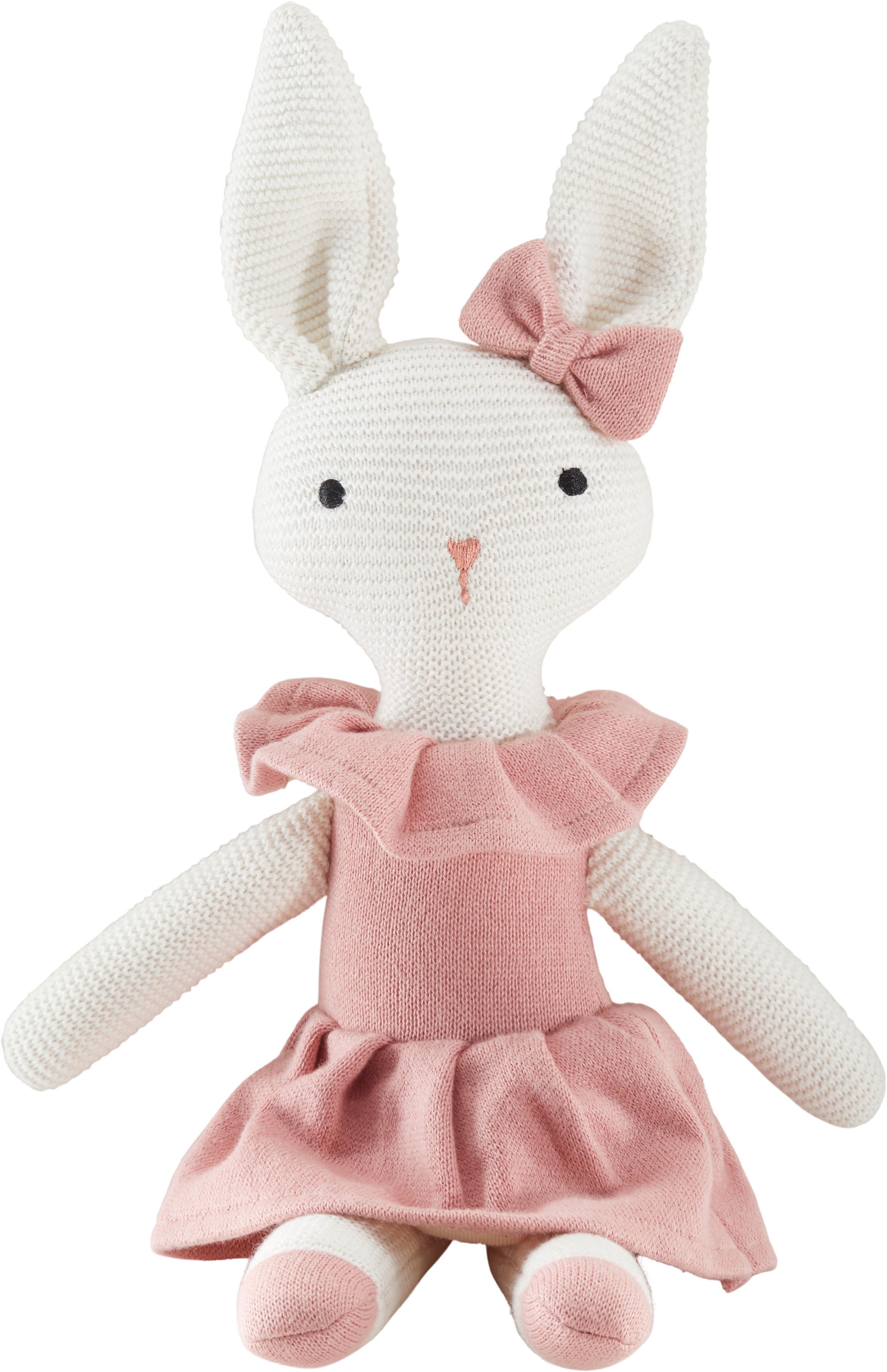 Kuscheltier Sweety - Rosa/Weiß, Textil (12/35cm) - BUNINO