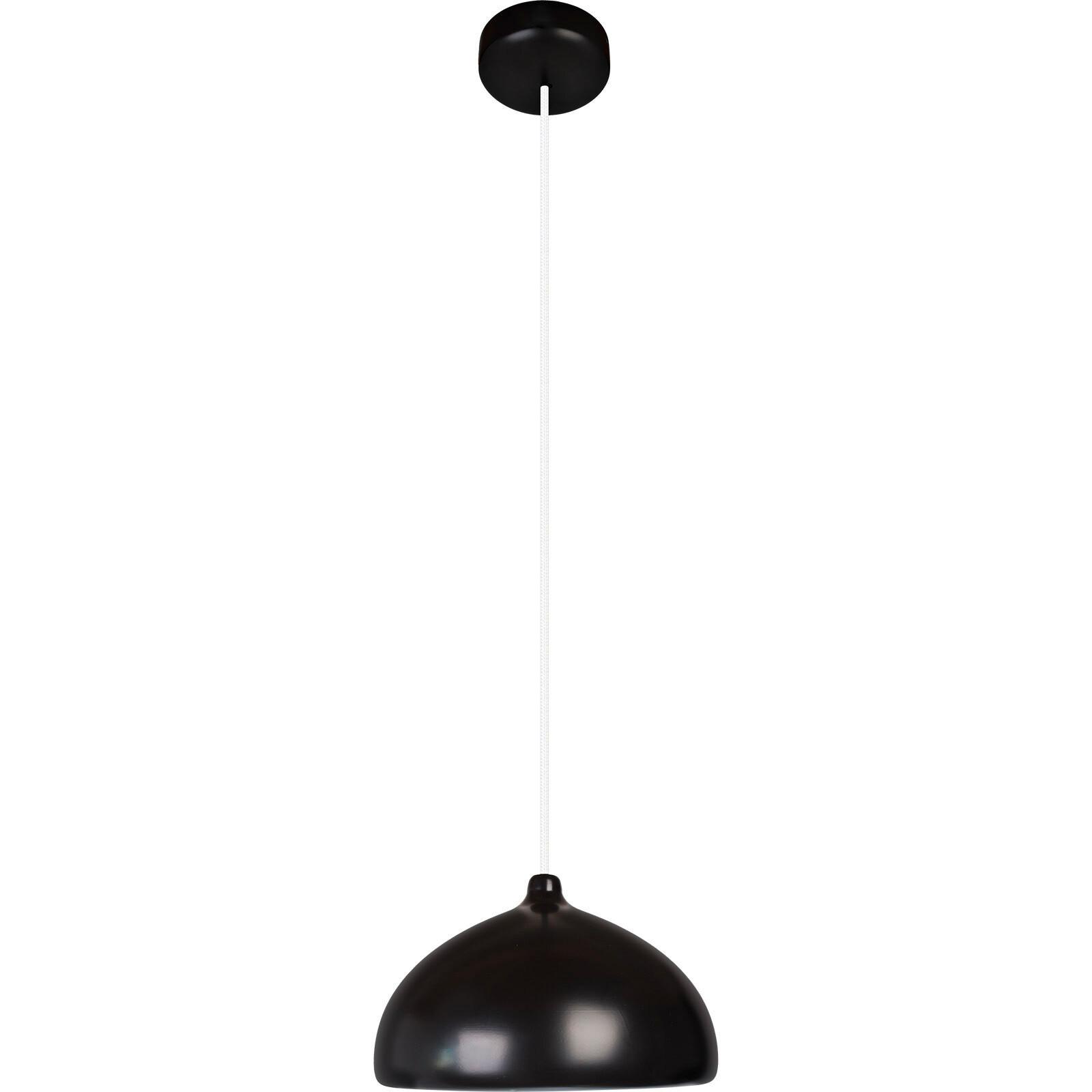 Hängeleuchte 8550239 Acorn II - Schwarz/Weiß, Design, Holz (22,5/90-140cm)