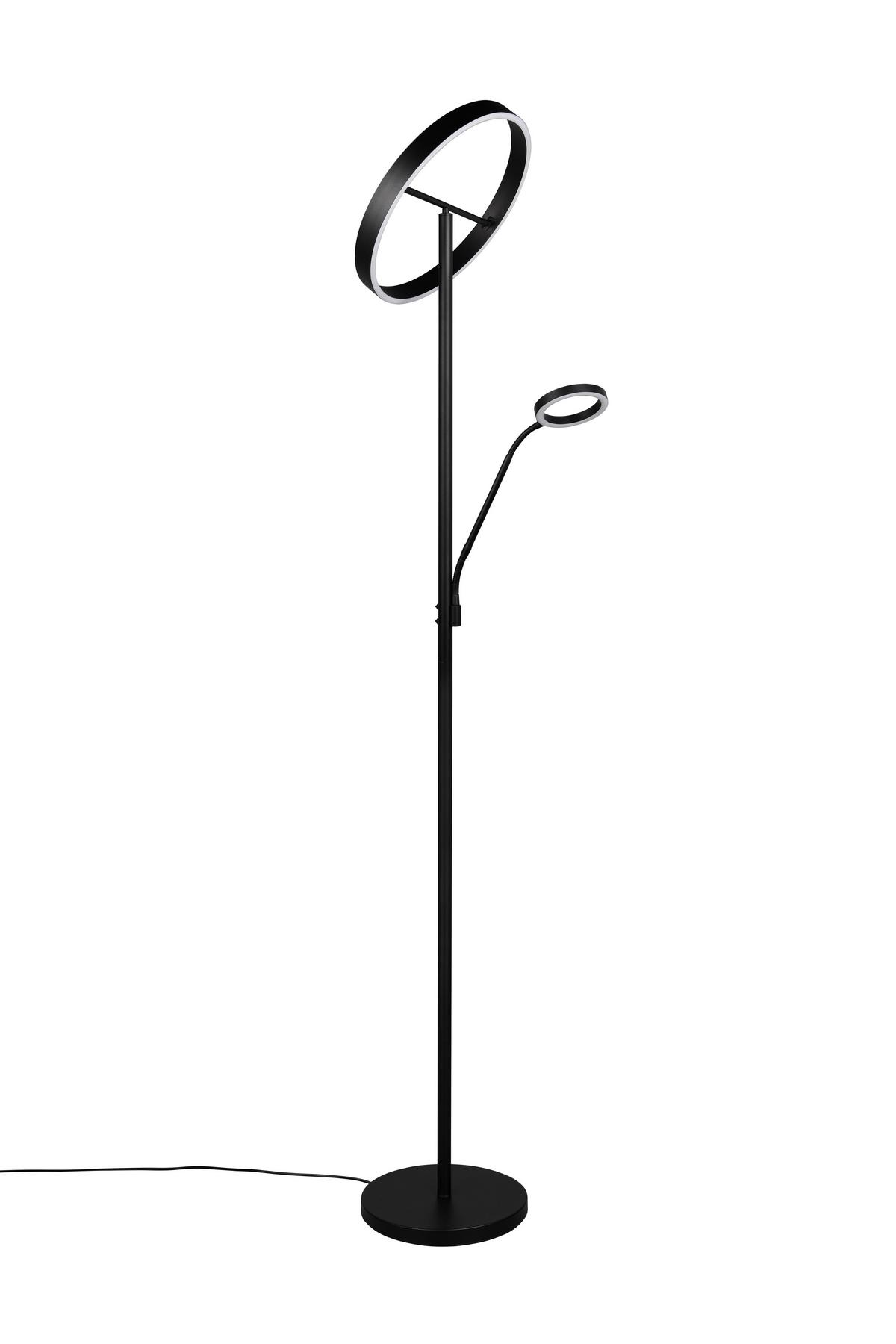 Led-stehleuchte 449510232 Willis - Schwarz, Design, Metall (40/180cm) - Trio Leuchten