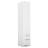Drehtürenschrank mit Laden B: 47 cm Alabama, Weiß - Weiß, MODERN, Holzwerkstoff (47/229/54cm) - Rauch Möbel