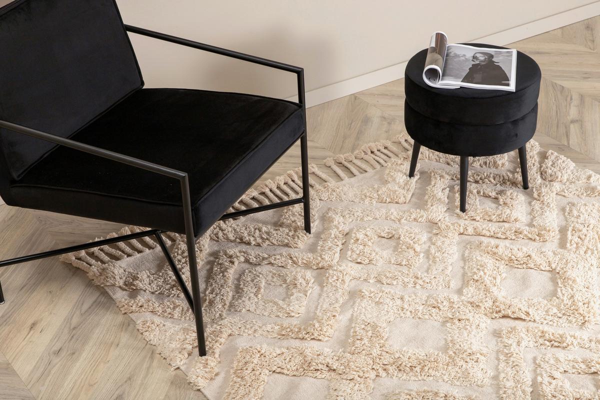 Hochflorteppich Hilma - Beige, LIFESTYLE, Textil (200/300cm) - P & B
