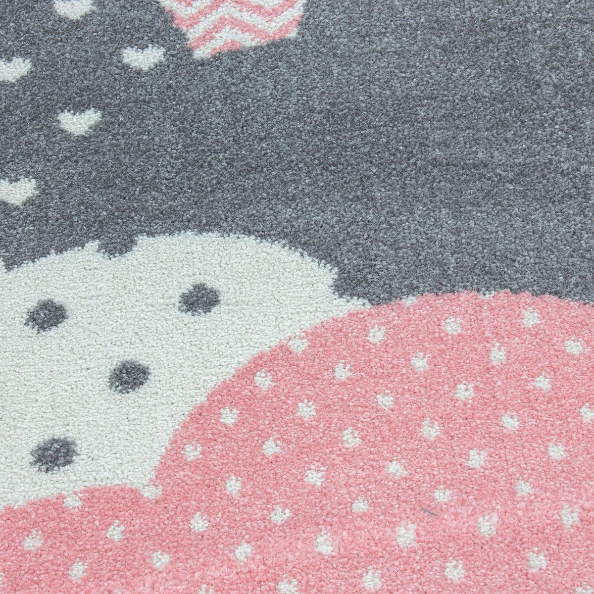 Dětský koberec OBLAKA 140x200 - pink, Trend, textil (140/200cm) - Ben'n'jen