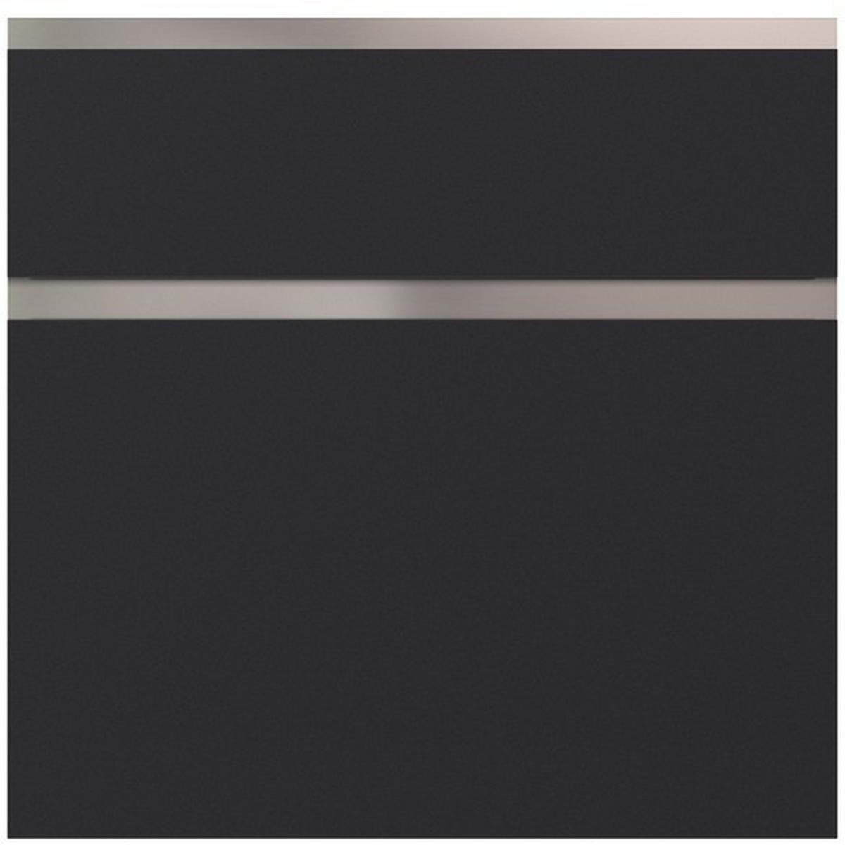 Badmöbel-Set 5-Tlg. Eastbourne B: ca. 300 cm Grau/Schwarz - Schwarz/Grau, Holzwerkstoff (300cm) - Vertico