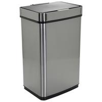 Abfallsammler Clean Iv Silberfarben - Silberfarben, MODERN, Metall (42/69/31cm) - MID.YOU