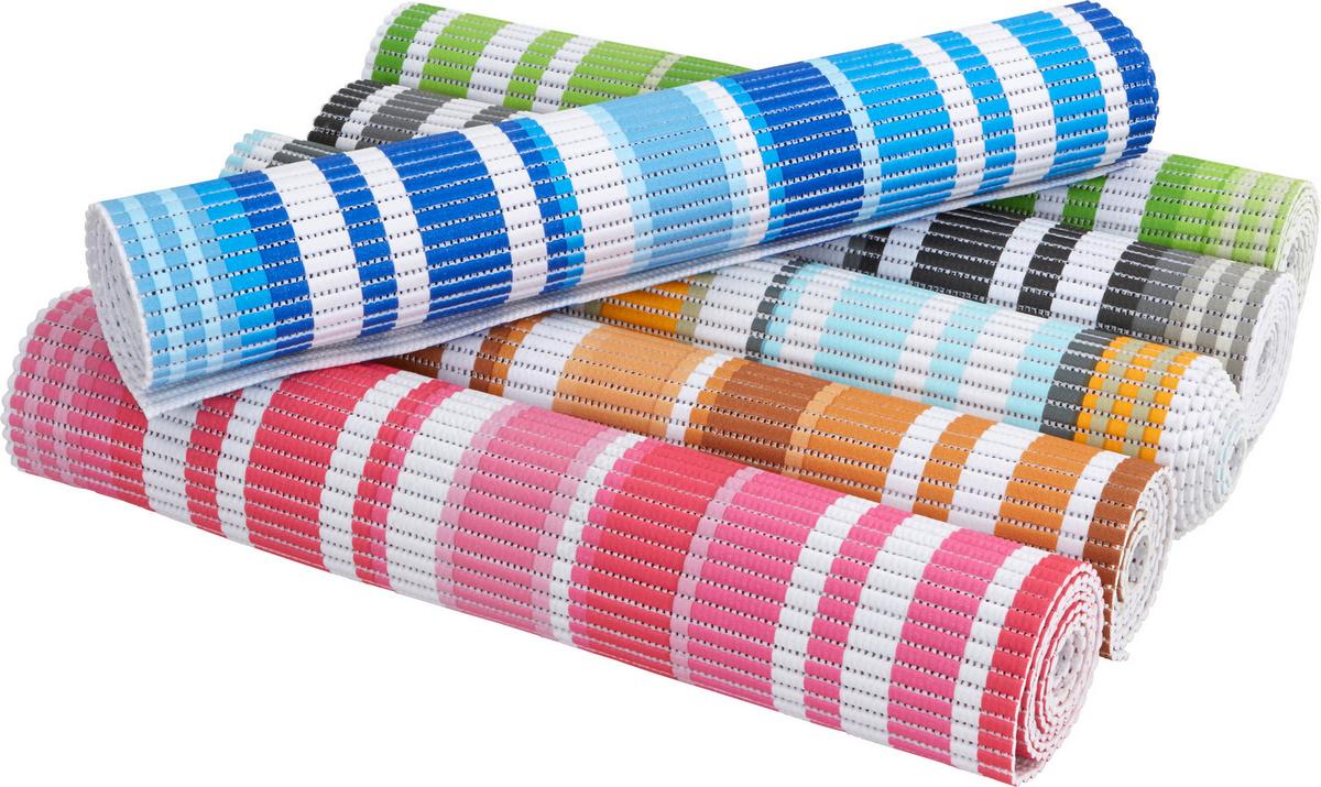 Antirutschmatte Davida 65x180 cm Pvc Zuschneidbar - Blau/Pink, KONVENTIONELL, Textil (65/180cm) - Ondega