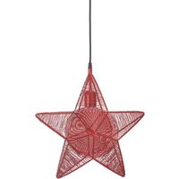 Dekostern 3714009 Rigel Star - Rot, Basics, Metall (40/40cm)