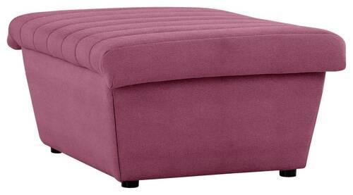 Hocker Looks Viii - Weinrot/Schwarz, Design, Textil (90/43/105cm) - LOOKS by W.Joop