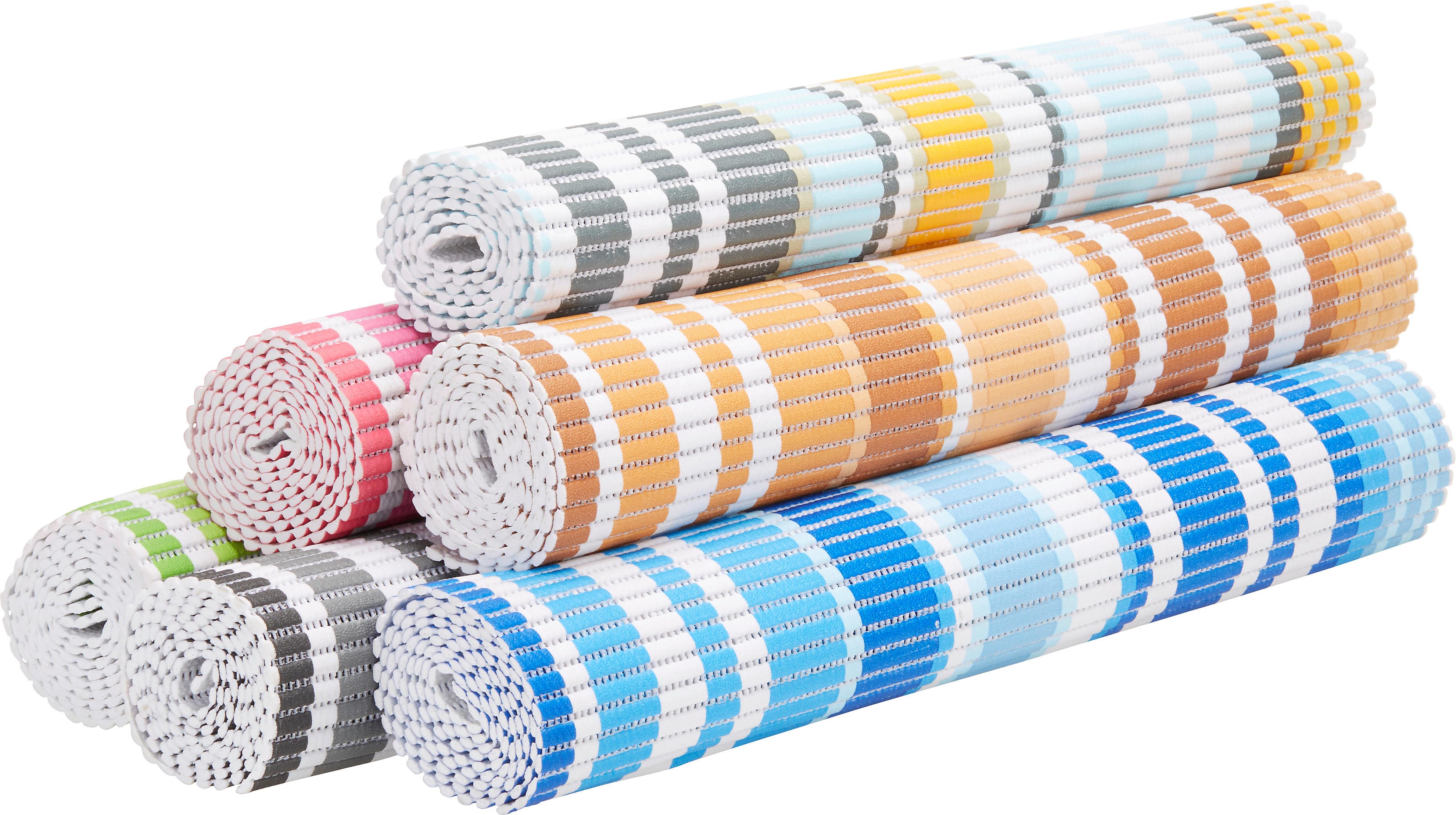 PODLOŽKA PROTI KĹZANIU STRIPE - hnedá/modrá, textil (65/180cm) - Modern Living