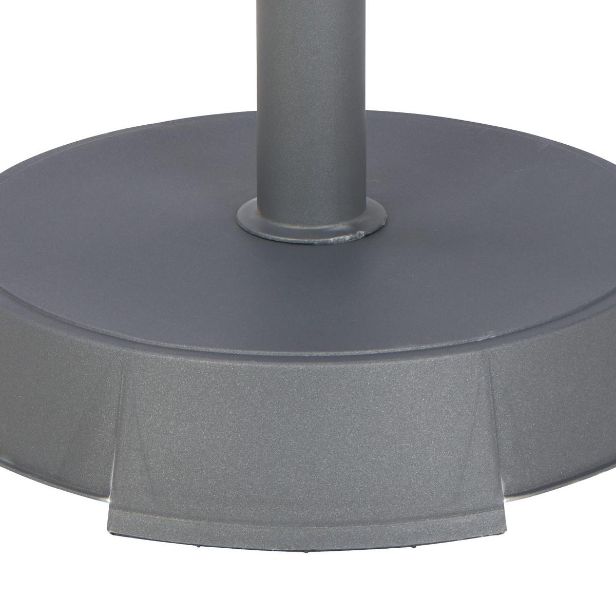 Schirmständer Kunststoff/Beton für DM 2,1-5,4 cm Hubert - Anthrazit, Basics, Kunststoff (40/34cm)